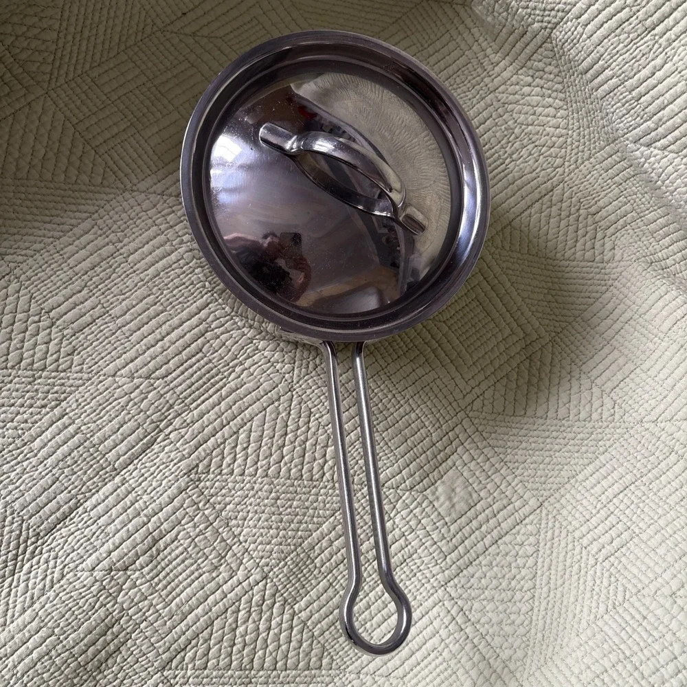 Vtg Revere Ware ProLine 6725 1.5 Qt StainlessSteel Copper Core Saucepan Lid Kore